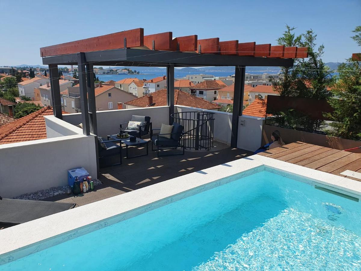 扎达尔Shell Sky Luxury Penthouse With Private Pool公寓 外观 照片