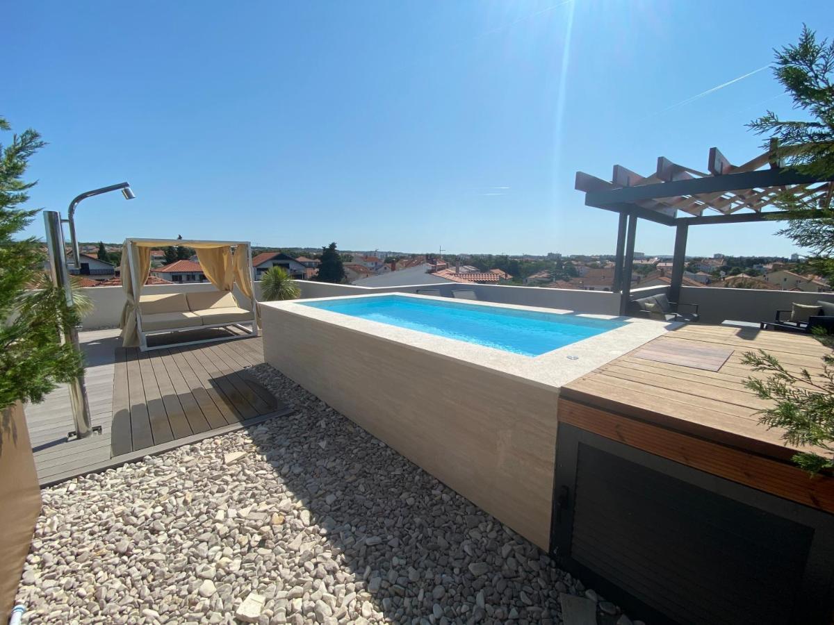 扎达尔Shell Sky Luxury Penthouse With Private Pool公寓 外观 照片